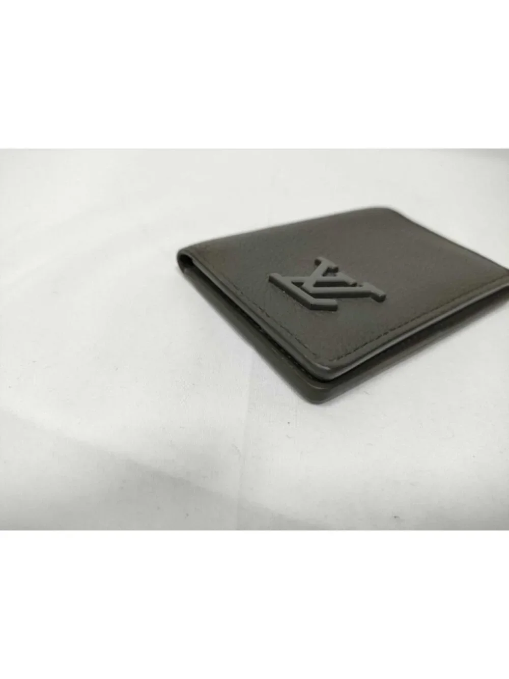 Louis Vuitton Card Case Aerogram Organizer de Poche Khaki Leather Business